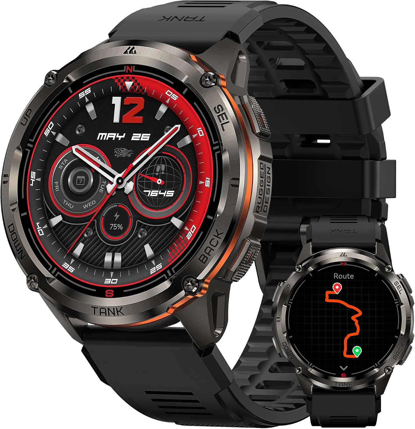 Detalle de KOSPET TANK T3 Ultra 2 GPS Smart Watch for Men