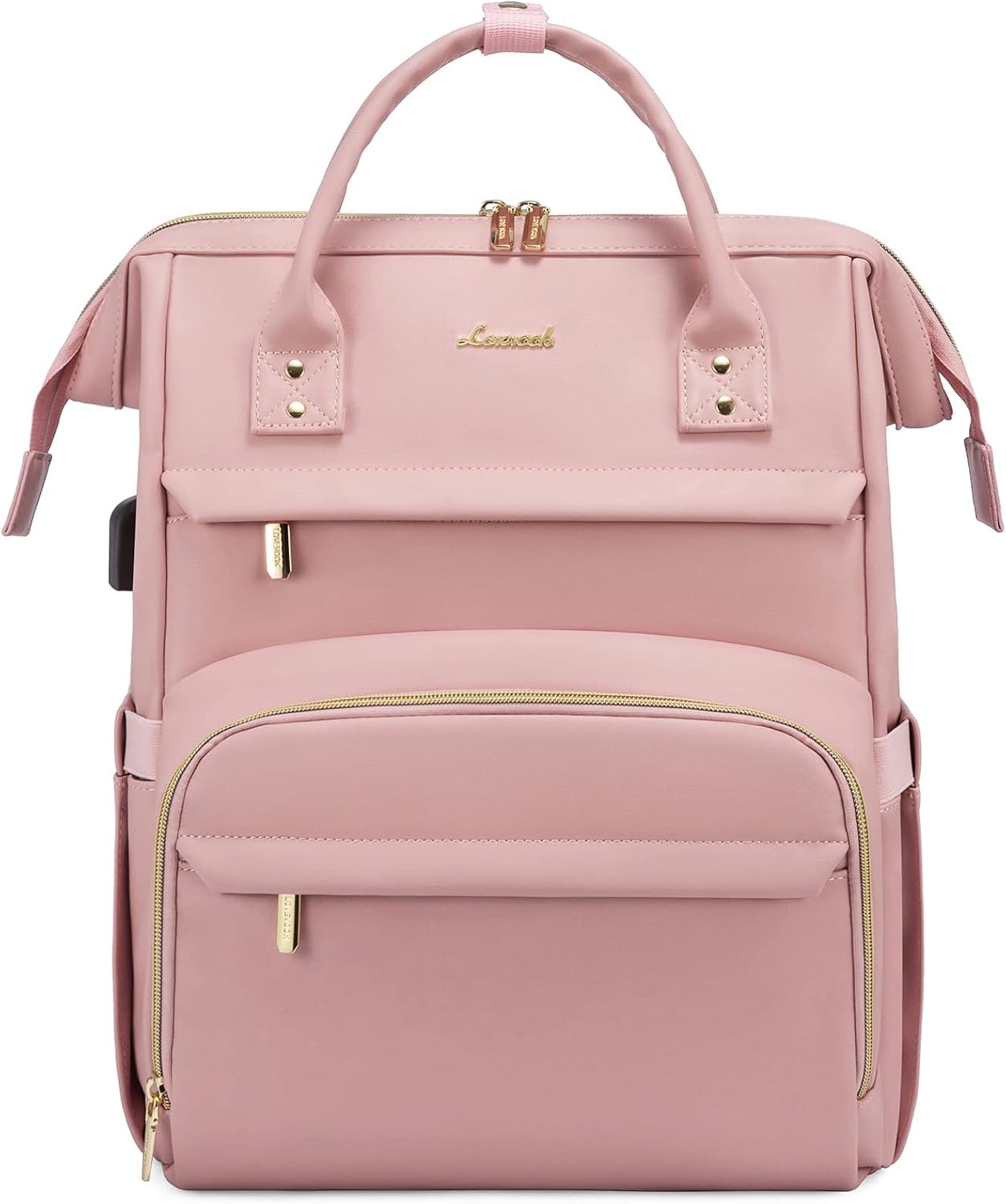 Thumbnail 6 de LOVEVOOK Damen-Rucksack für Schule & Laptop, wasserdicht mit USB-Ladeanschluss – Dunkelgrau
