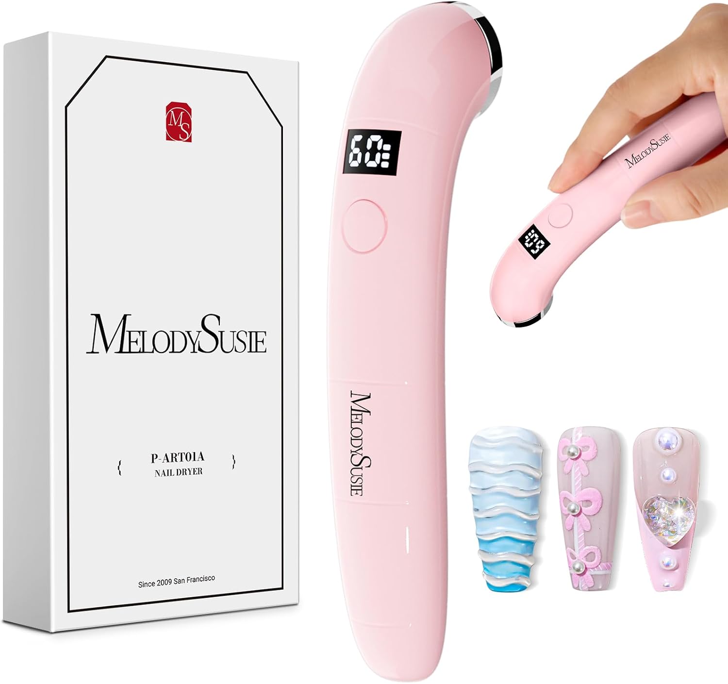 Detalle de MelodySusie P-ART01A UV nail lamp