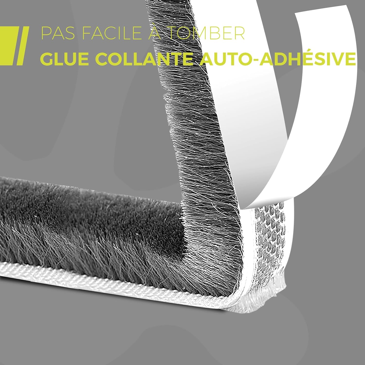 Thumbnail 4 de GeckoSeal Joint Brosse 6 m x 9 mm Antipoussière