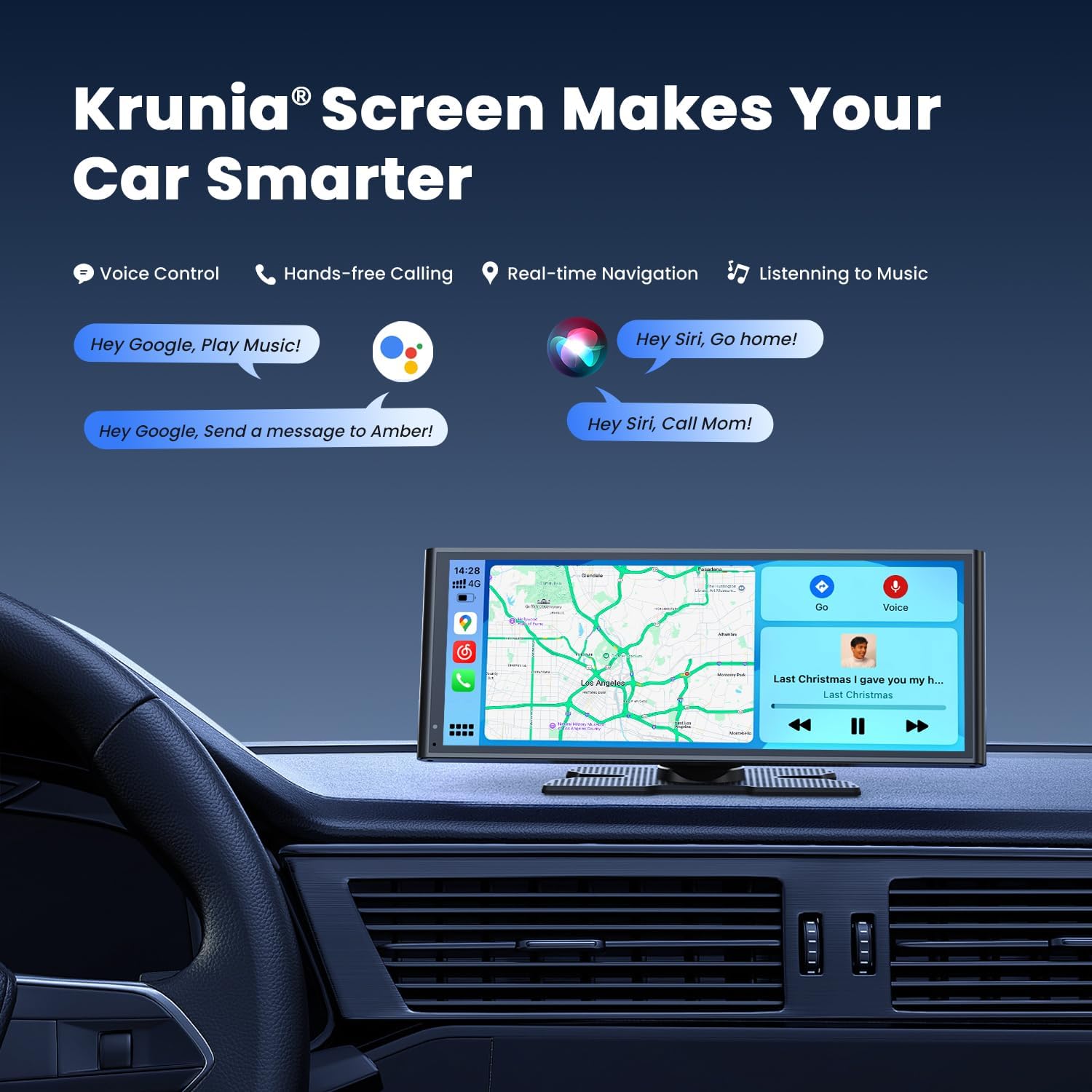Detalle de 9.26in Krunia wireless CarPlay screen