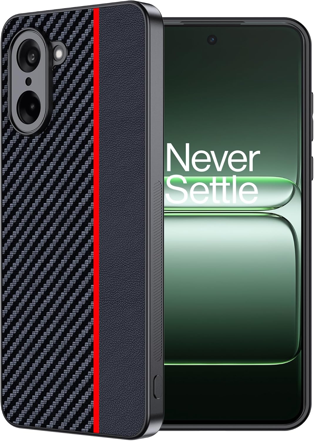 Detalle de FDHYFGDY OnePlus Nord CE5 Hülle Kohlefaser