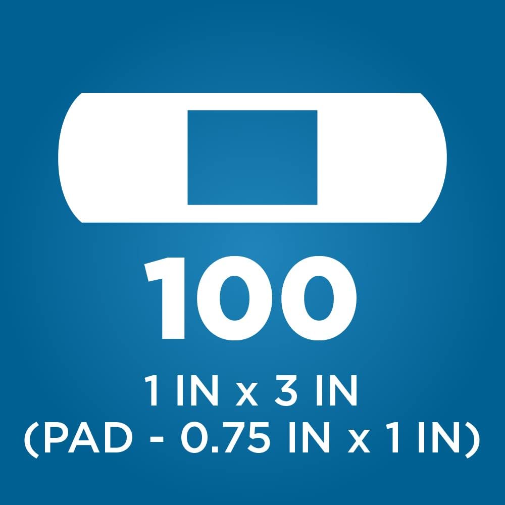 Thumbnail 6 de Amazon Basic Care Heavy-Duty Fabric Adhesive Bandages 100
