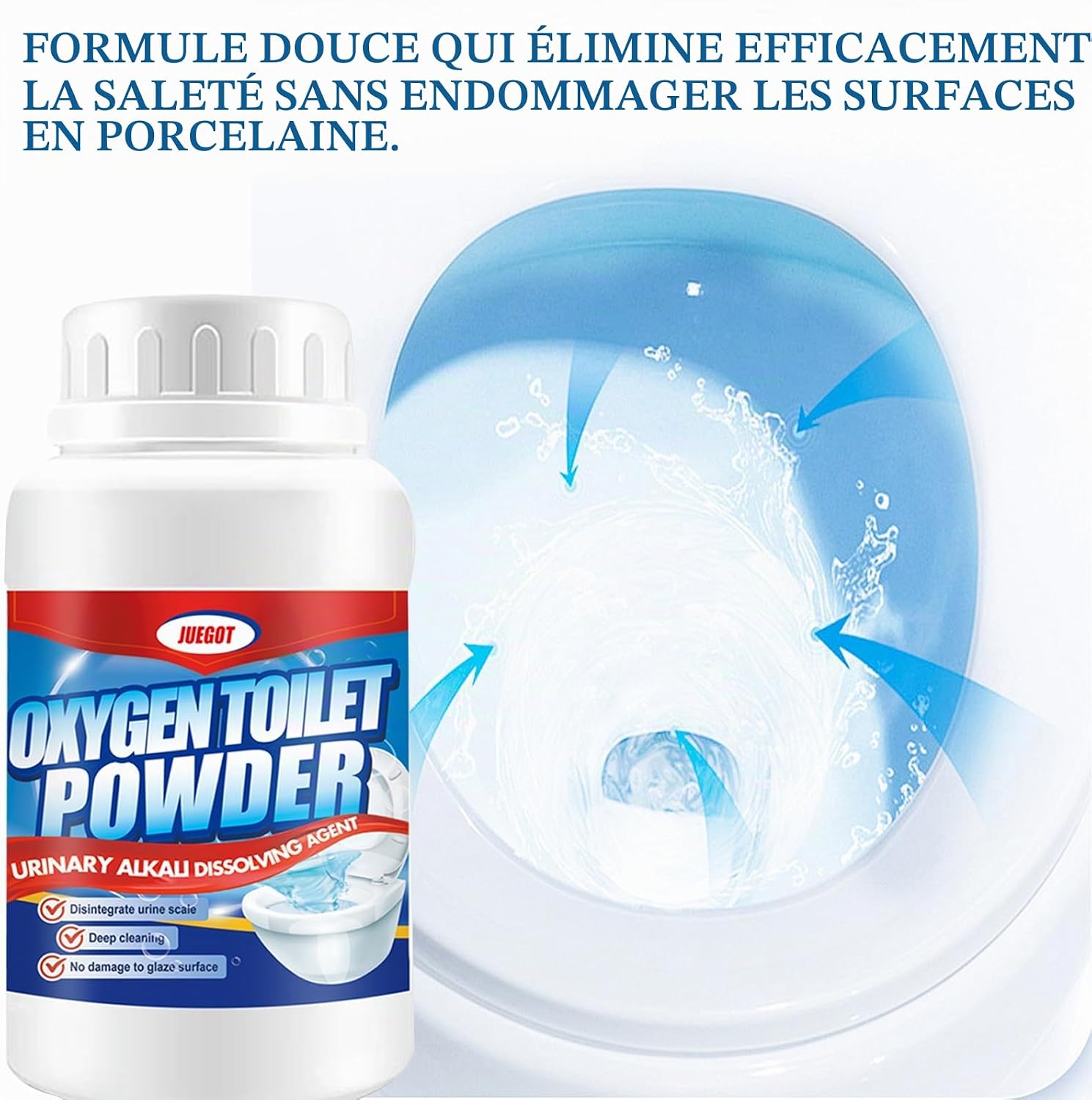 Detalle 2 de Juegot toiletreinigingspoeder, 250 g, voor de toiletpot