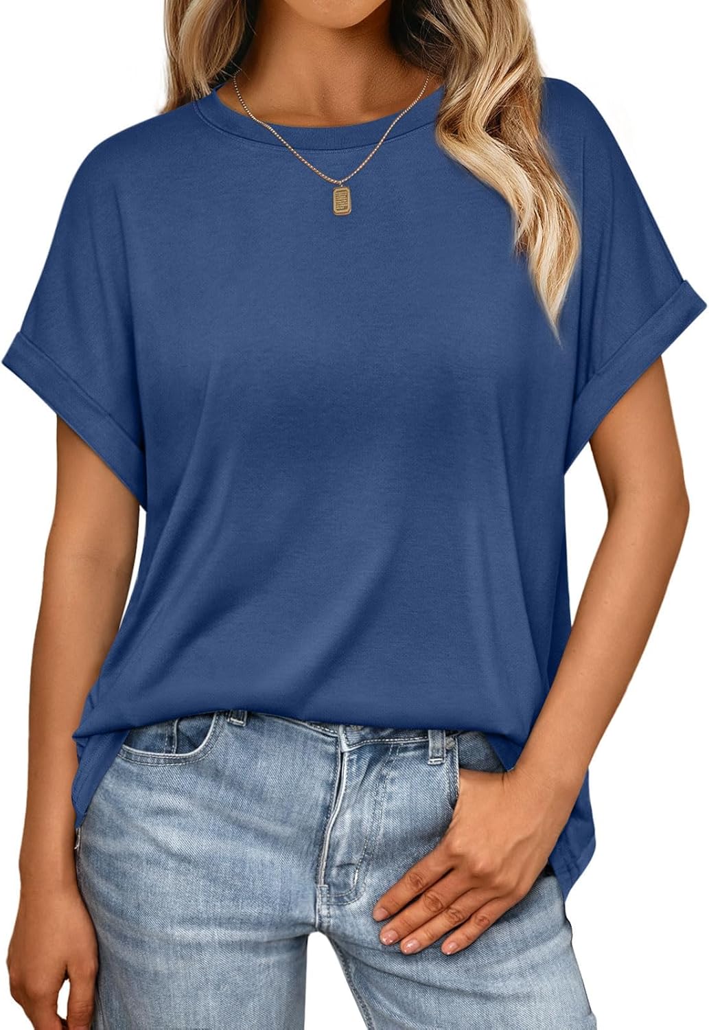 Thumbnail 5 de Cuptacc T-Shirt Damen Rundhals Oversize