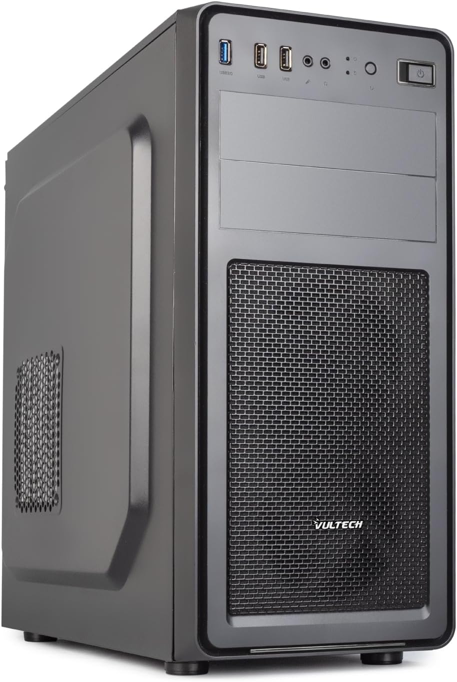 Detalle de Vultech VCO-A2699 Mid Tower PC Case, Alloy Steel, USB 3.0 and USB 2.0