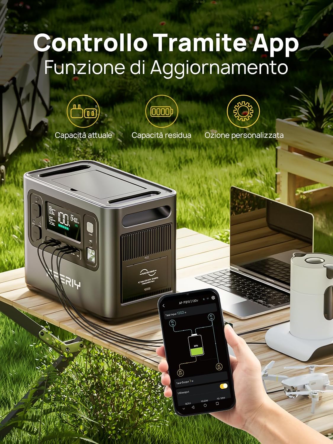 Thumbnail 5 de AFERIY Stazione alimentazione 2048 Wh ⚡