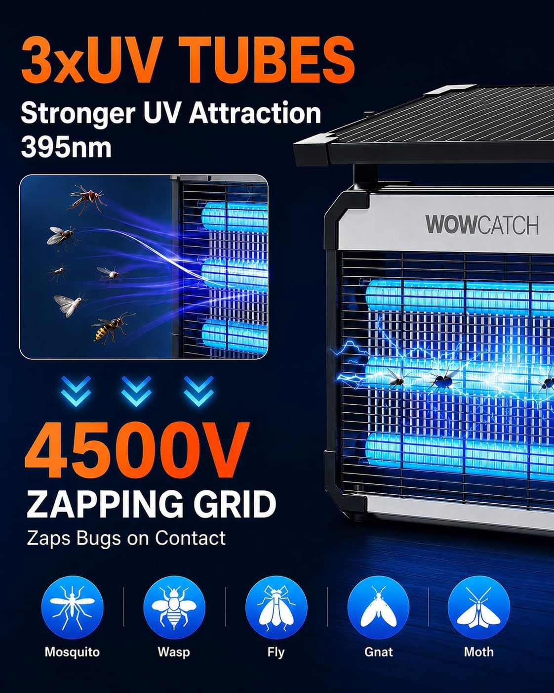 Detalle 2 de Solar Bug Zapper with 5200mAh Battery