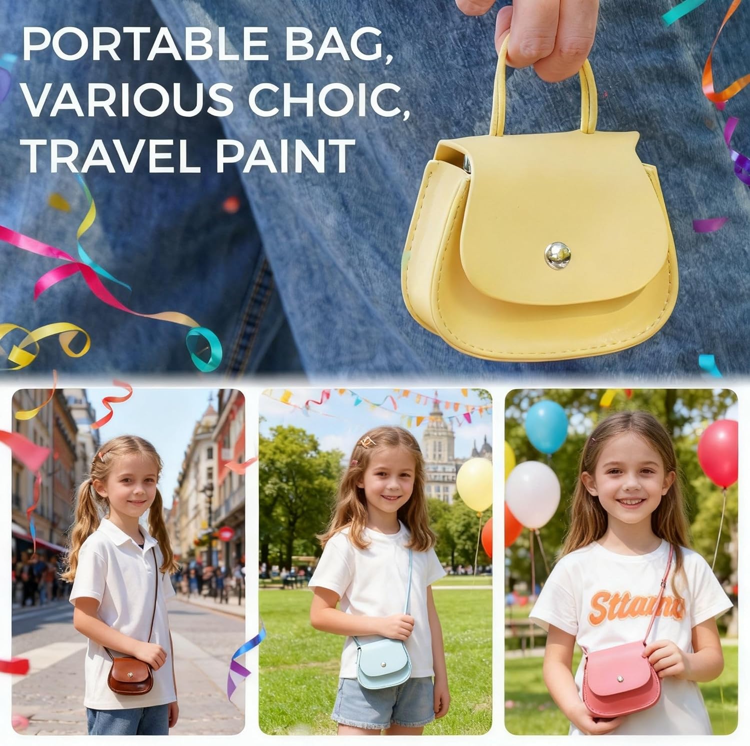 Thumbnail 2 de Kit da viaggio Funto per acquerelli tascabili: 9 colori con borsa in pelle