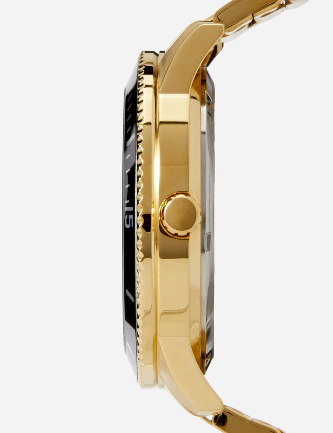 Thumbnail 2 de Lorus Herren-Uhr Solar RX308AX9 mit Edelstahlgehäuse, Goldauflage und Metallband