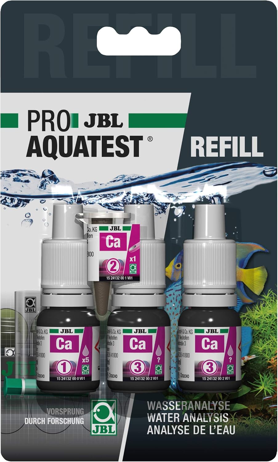 Thumbnail 1 de JBL Wassertest-Nachfüller Calcium – 3 Stück, für ProAquaTest CA und MG-Ca