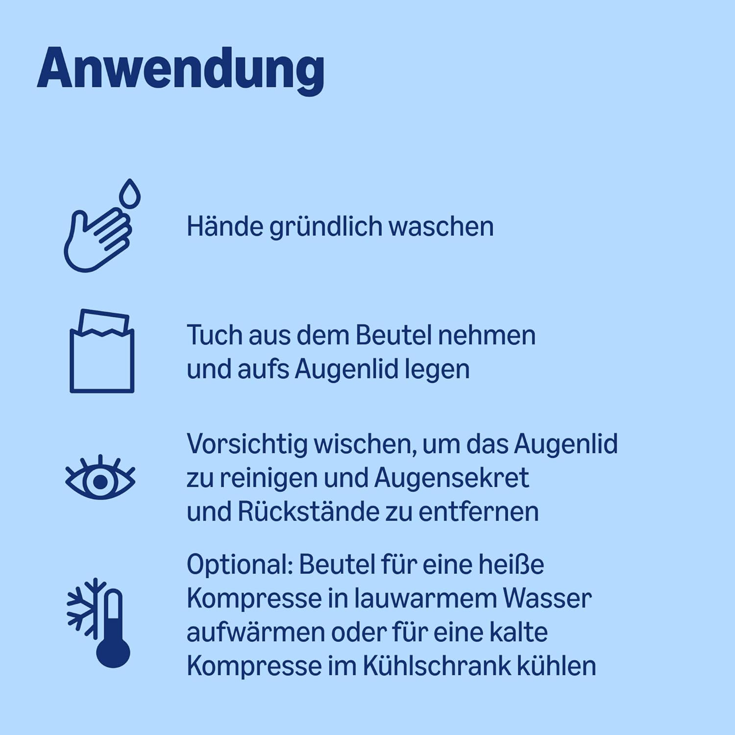Thumbnail 3 de Healthcare by Amazon Augenlid-Reinigungstücher – 60 Stück, ohne Duftstoffe