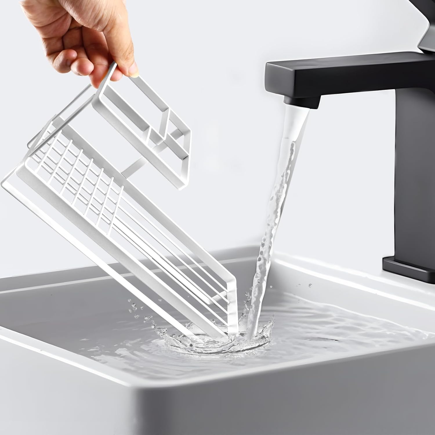 Thumbnail 3 de IWTTWY 4-slot toothbrush caddy with tray 🪥