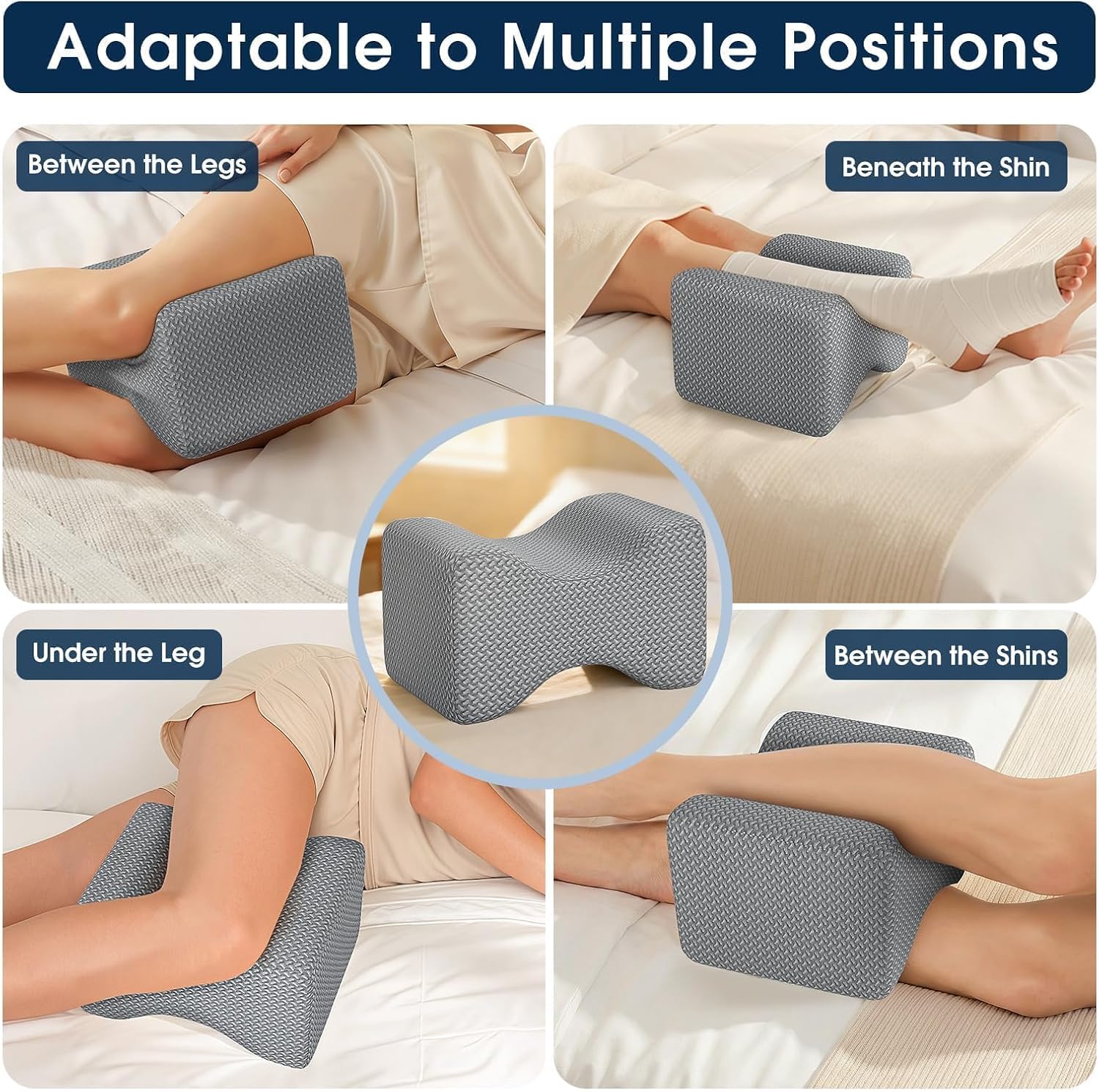 Thumbnail 5 de BlissTrends Knee Pillow, Memory Foam