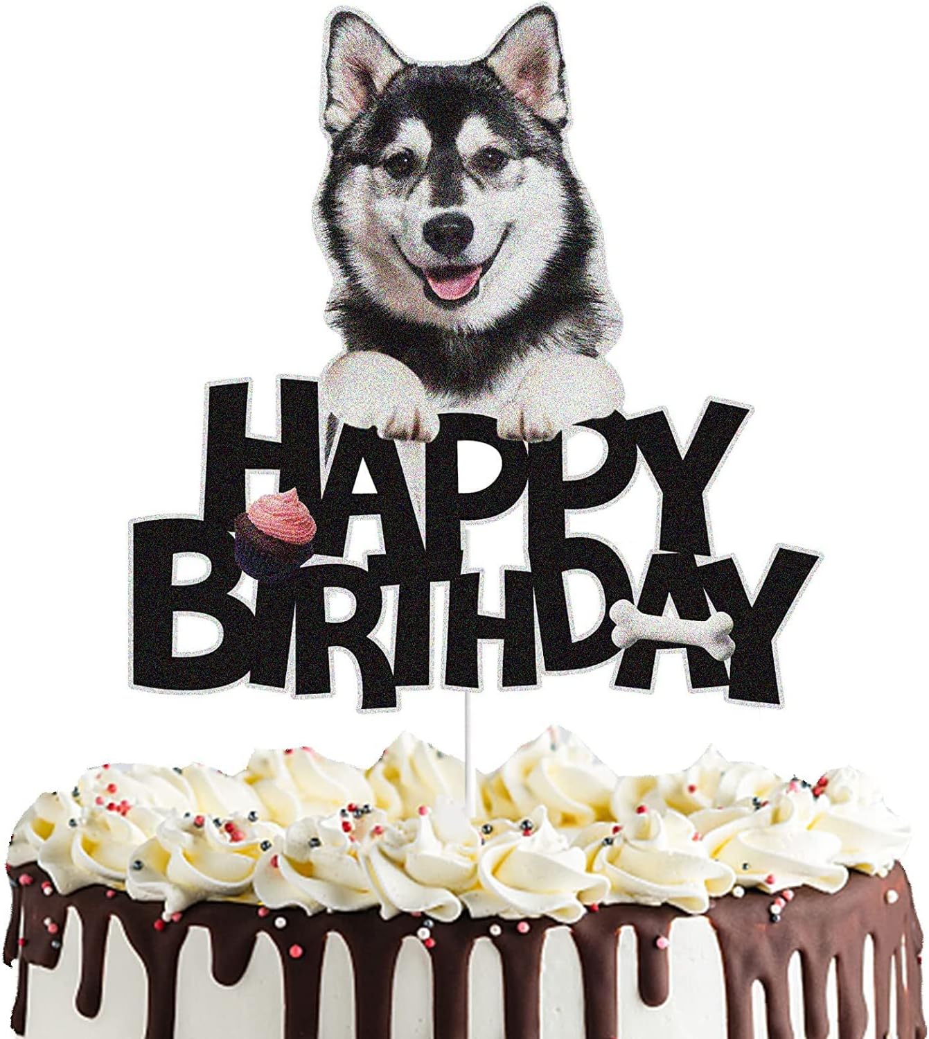 Thumbnail 6 de KEWEYA Dog Birthday Cake Topper 10.7 x 15 cm