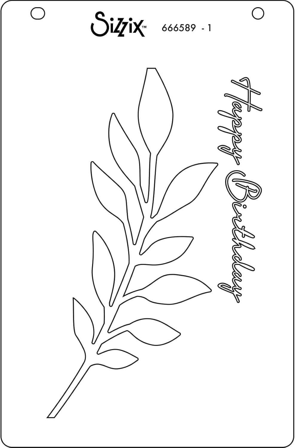 Thumbnail 1 de A6 Layered Stencils 4PK Cosmopolitan Frond by Stacey Park
