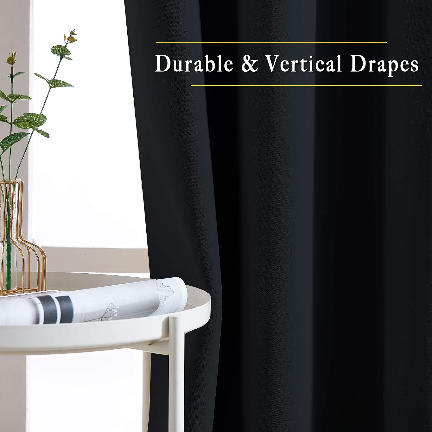 Thumbnail 4 de NICETOWN Blackout Curtains 63 in 2 Panels