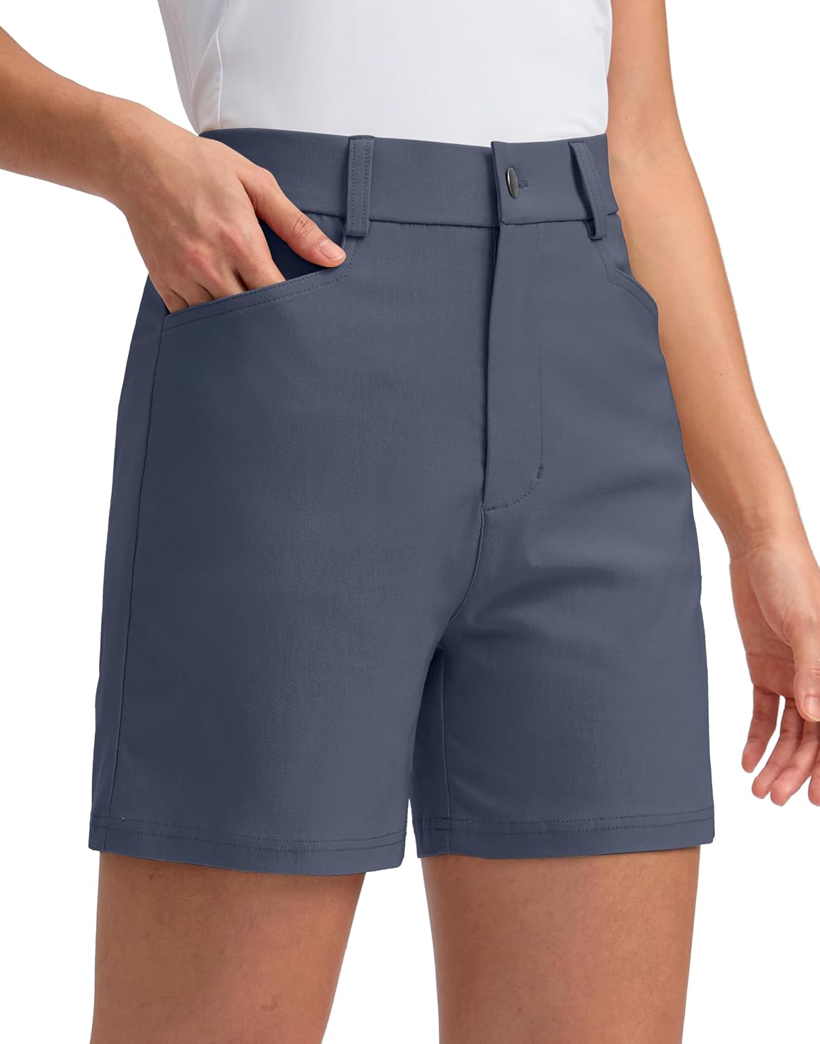Detalle de G Gradual Women's Golf Shorts, 5-Inch Inseam