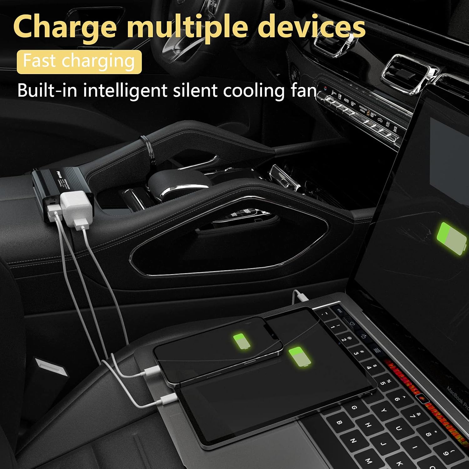 Thumbnail 1 de 150W Power Inverter 12V to 110V USB