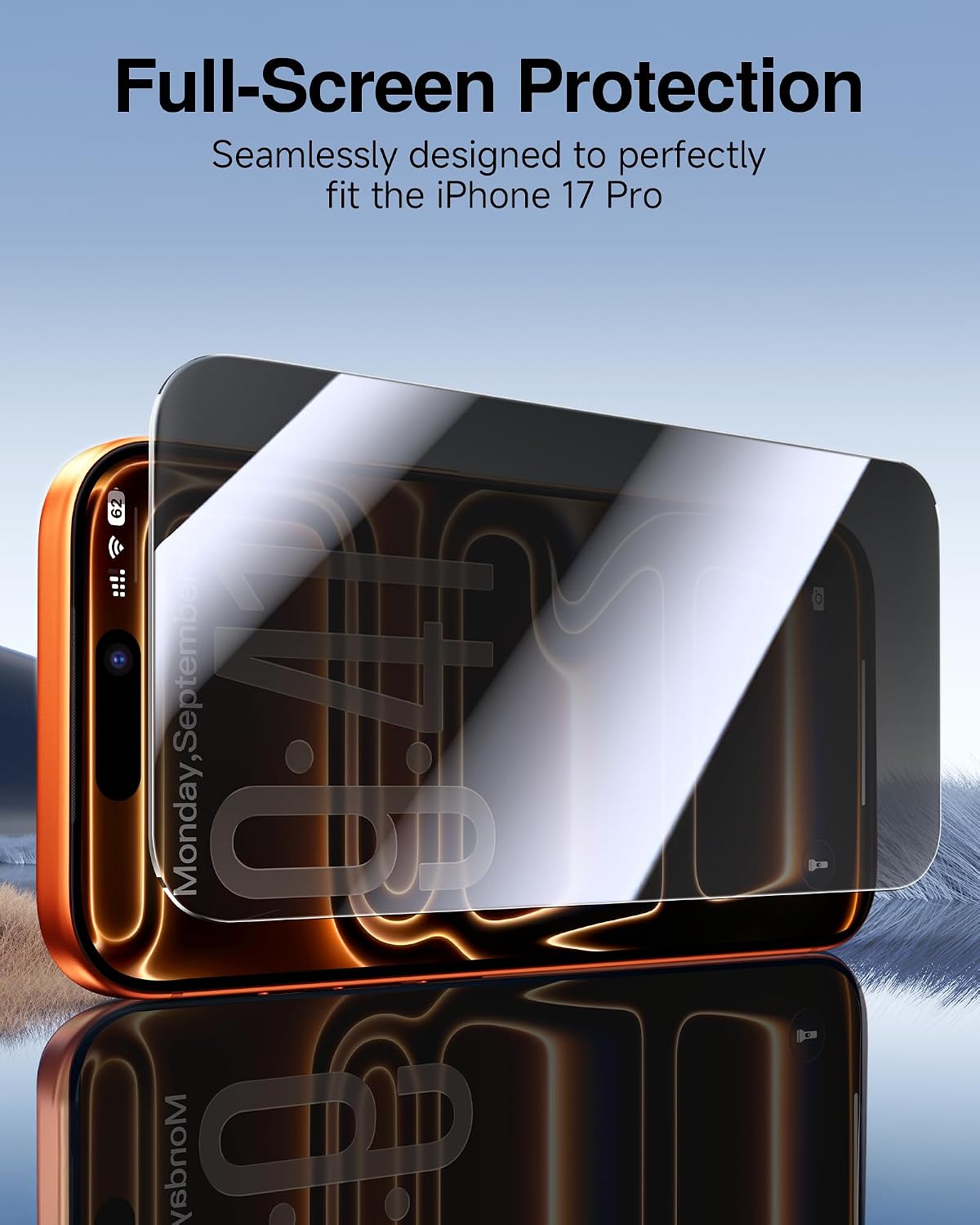 Thumbnail 6 de SMARTDEVIL iPhone 17 Pro Privacy Screen Protector 2-pack