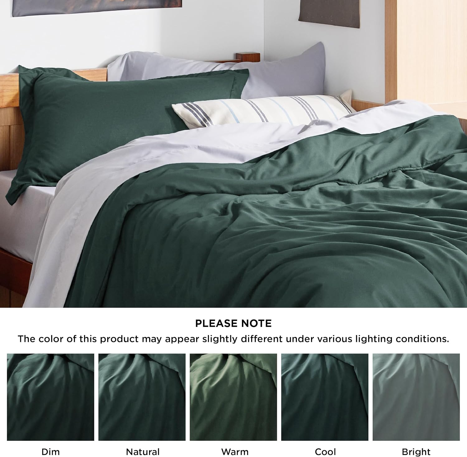 Detalle de Bedsure Duvet Cover, 68" x 90