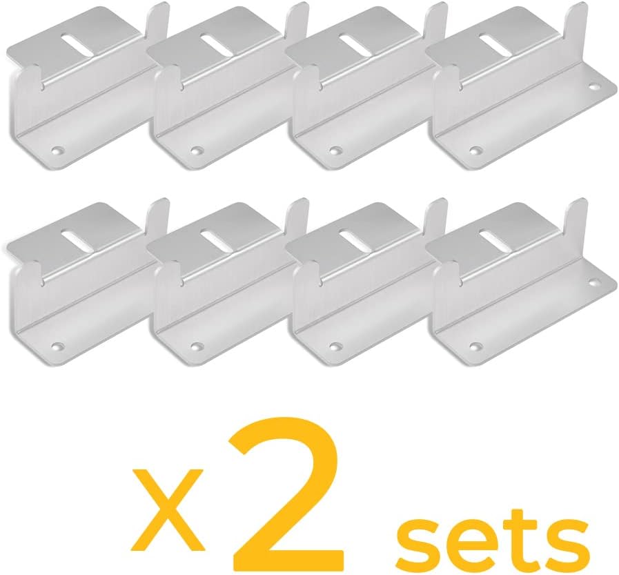 Detalle de BougeRV Solar Panel Mounting Brackets, Aluminum Alloy