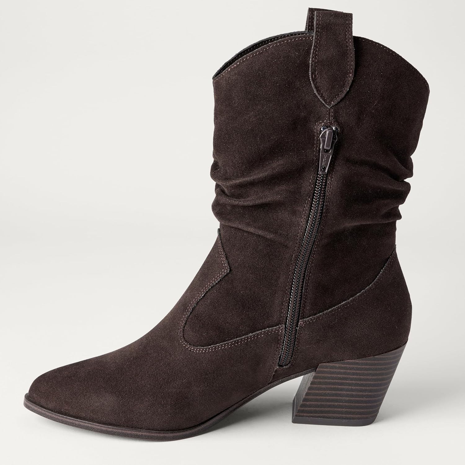 Thumbnail 3 de Amazon Essentials Damen modische halbhohe Westernstiefel mit kurzem Blockabsatz