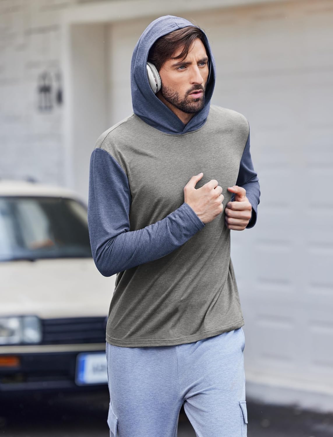Thumbnail 2 de PINSPARK Lightweight Pullover Hoodie for Men (Long Sleeve, Quick-Dry)