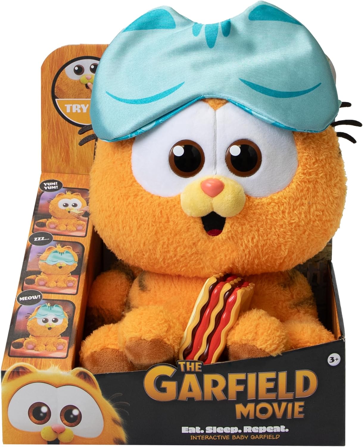 Detalle de Animagic Baby Garfield peluche interactive 3 ans