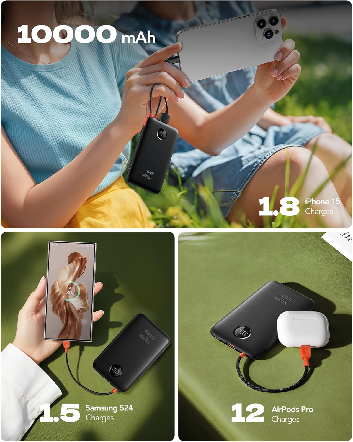 Thumbnail 6 de VIYISI Batería Externa 10000 mAh Ultrafino