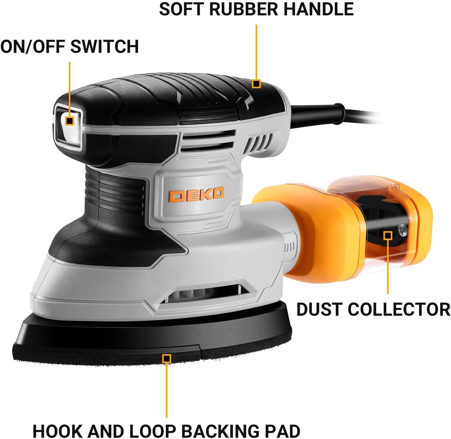 Thumbnail 2 de DEKOPRO Mouse Sander 180W 13,000 RPM 🛠