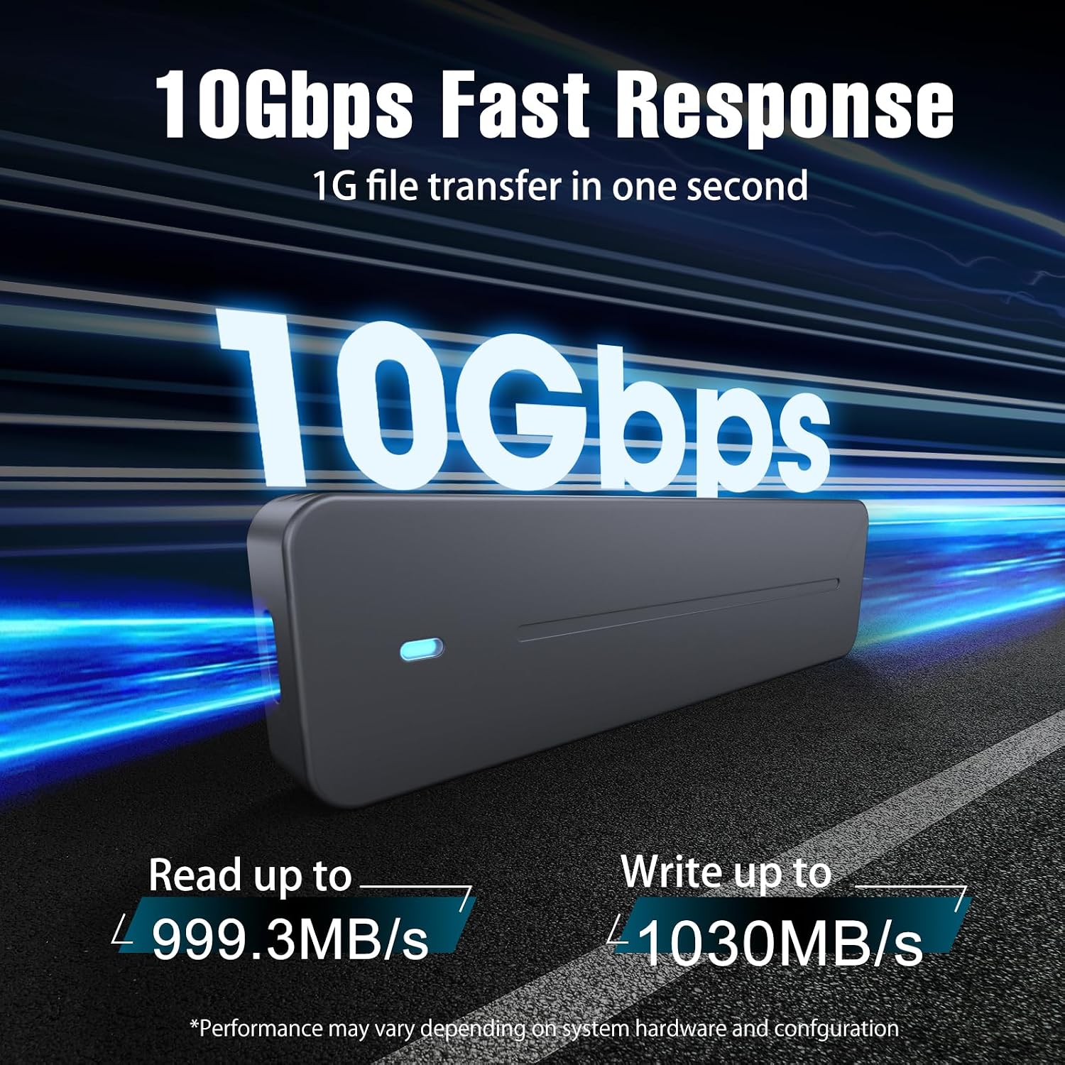 Detalle de VCOM M.2 NVMe SSD Gehäuse 10 Gbps USB 3.1