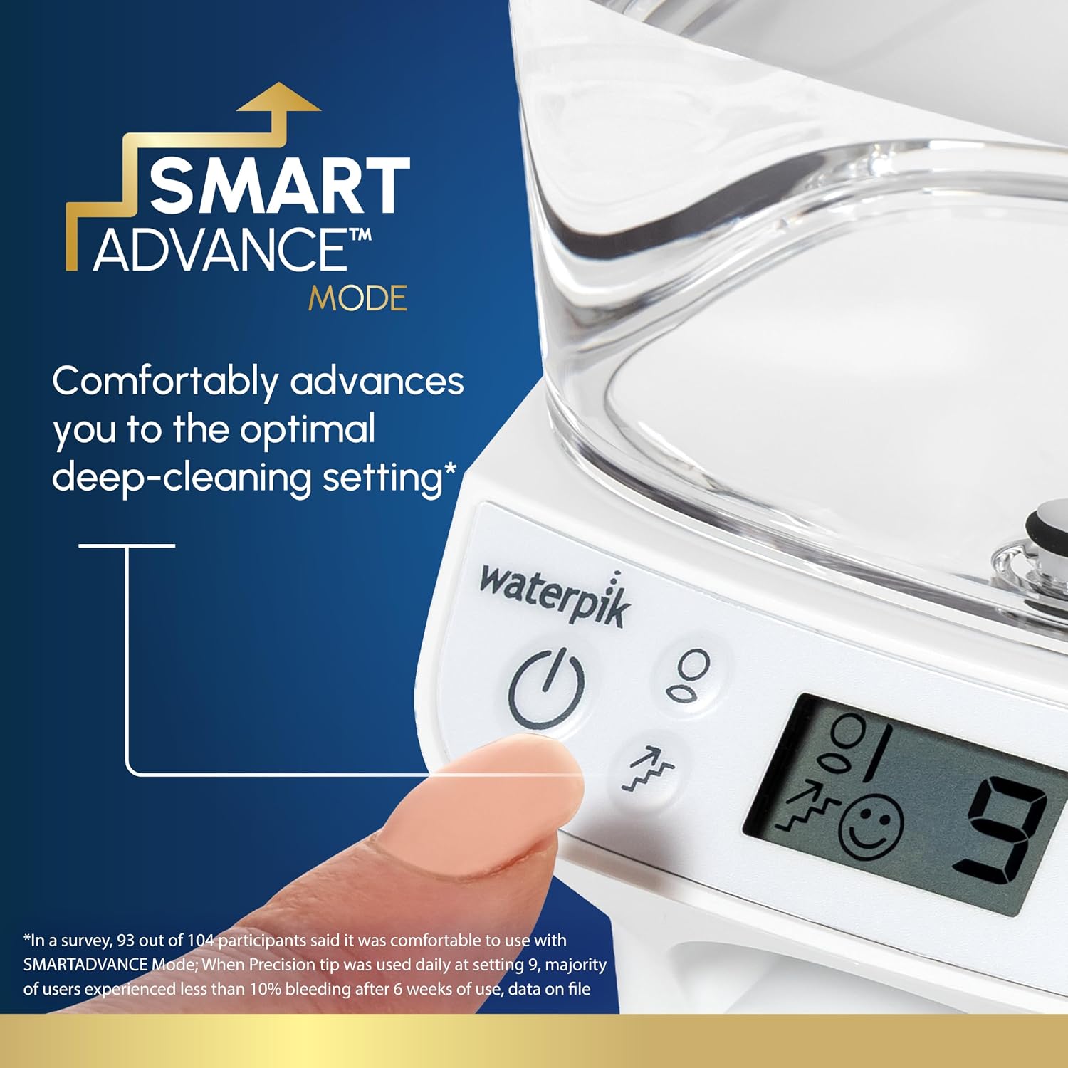 Detalle de Waterpik Promax Dental Water Flosser (WF-23) with SmartAdvance Mode, ADA Accepted