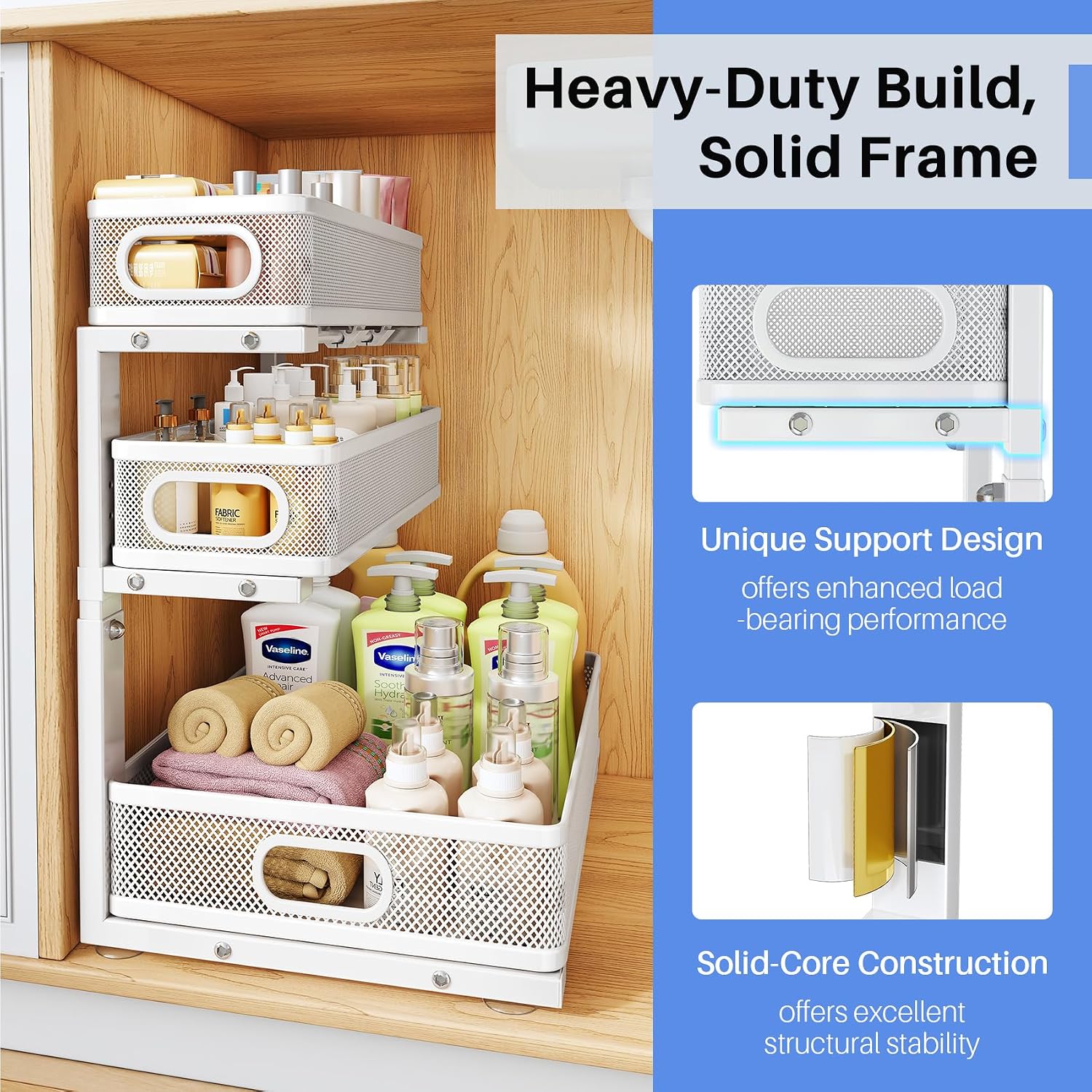 Detalle de Under Sink Organizer 3-Tier