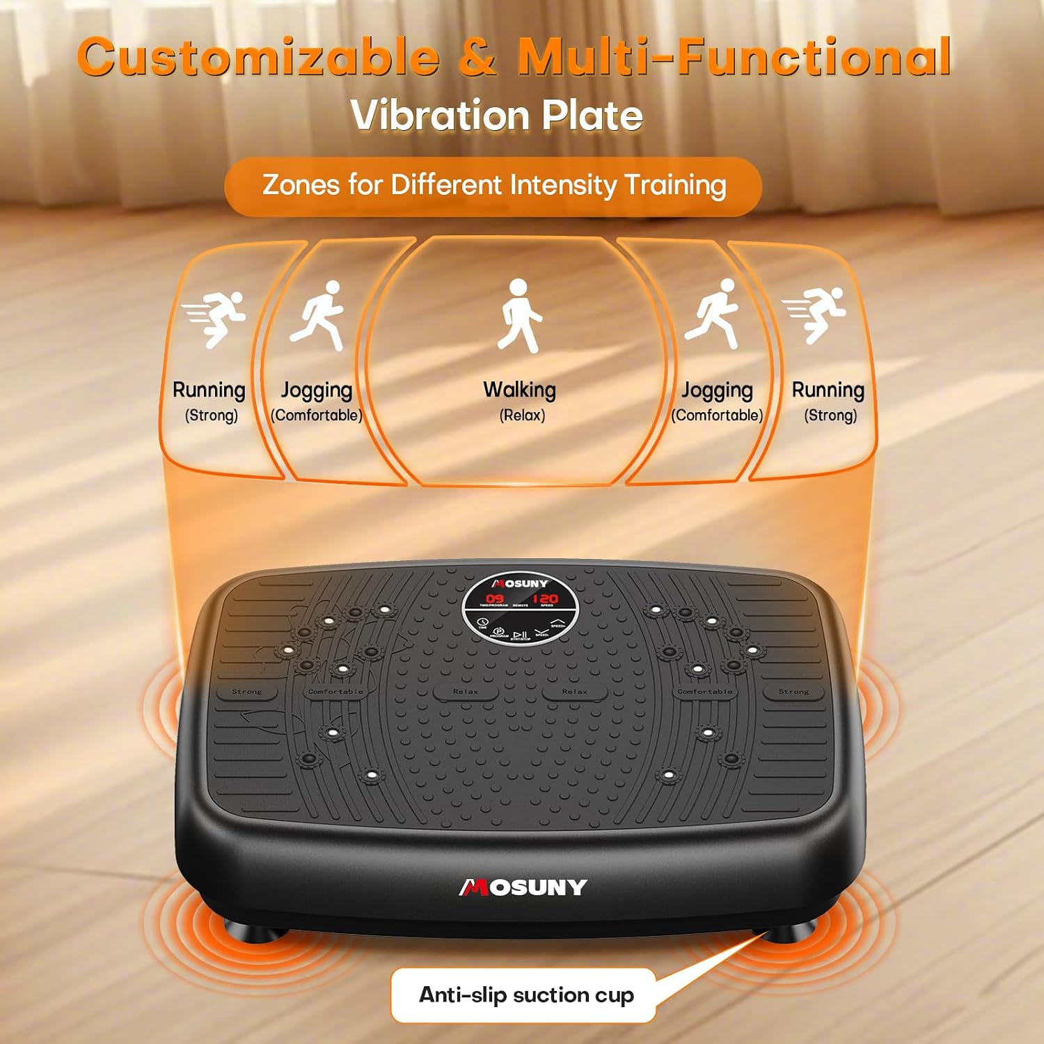 Thumbnail 5 de MOSUNY 2026 Vibration Plate 204 kg capacity