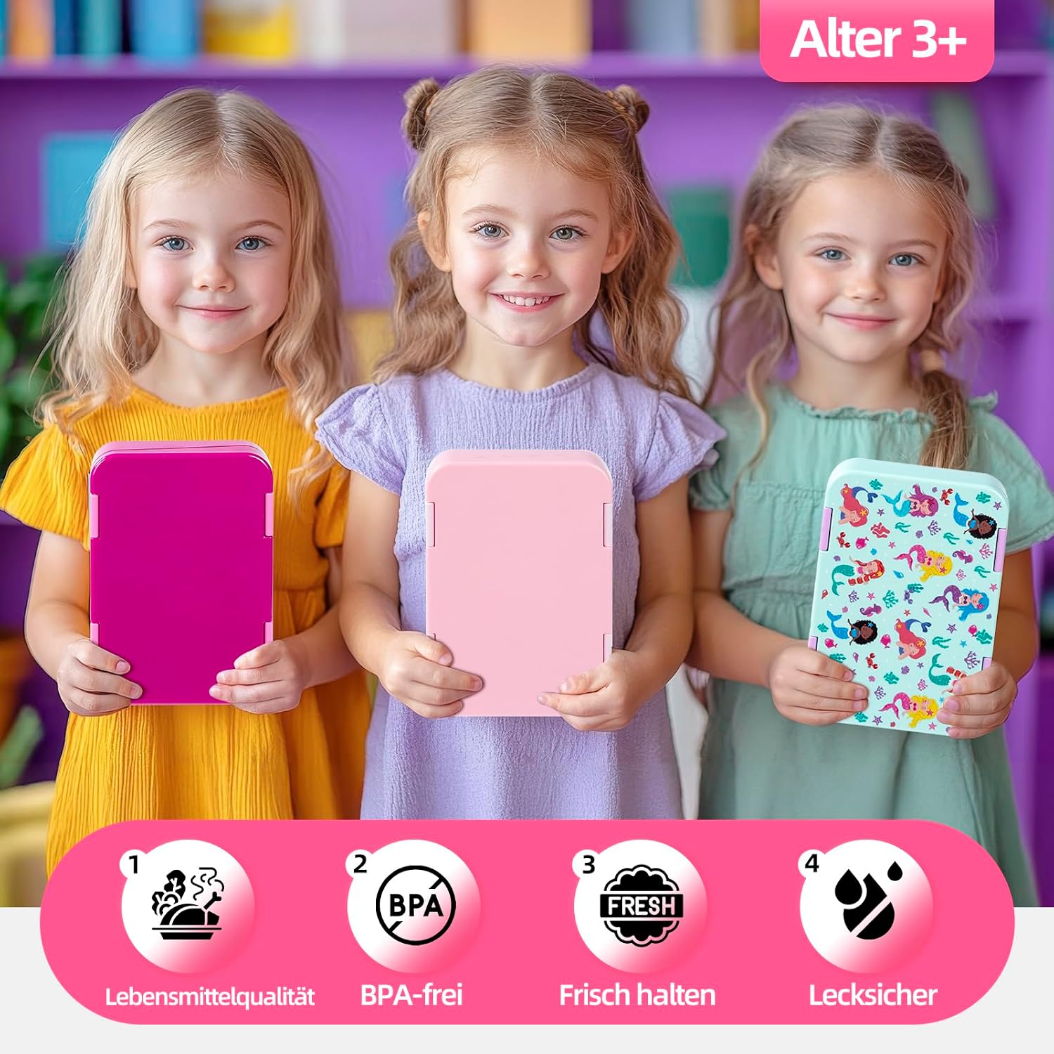 Detalle 2 de QCQHDU Brotdose Kinder 810 ml
