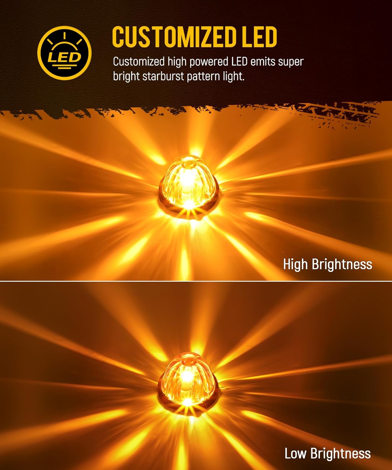 Thumbnail 1 de Partsam Watermelon LED Side Marker 2-Pack