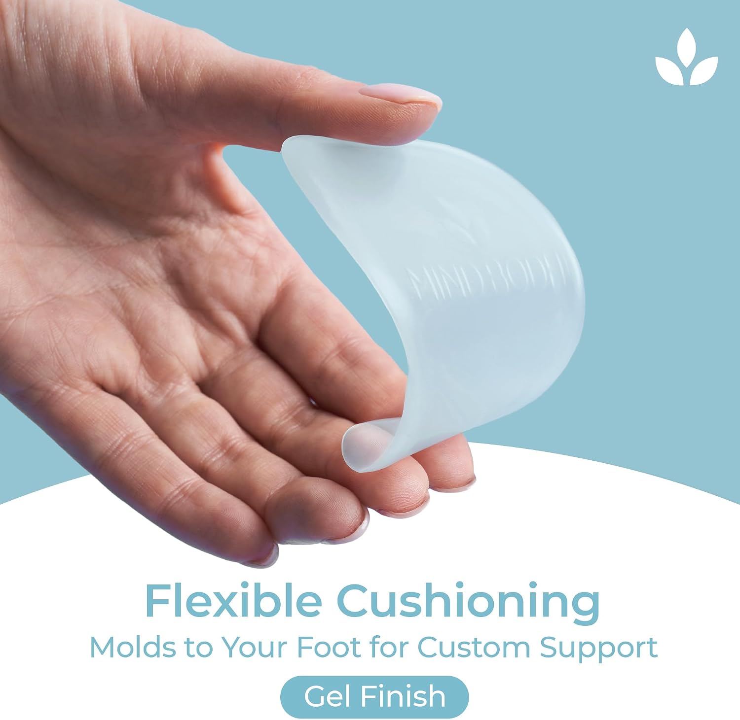 Detalle 1 de Mind Bodhi Ball of Foot Cushions for Women, Clear Gel, 2 Pairs