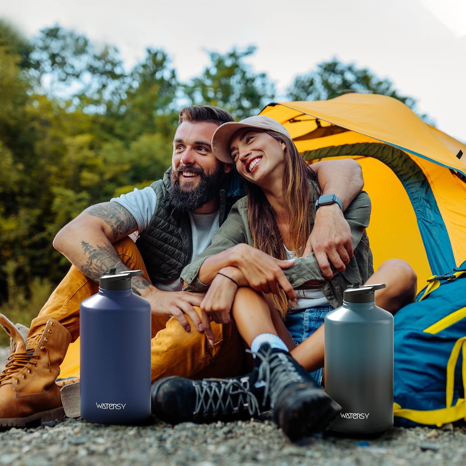 Thumbnail 6 de Watersy 128oz Insulated Water Bottle: BPA-Free, Leak-Proof 1 Gallon Jug with Straw Lid