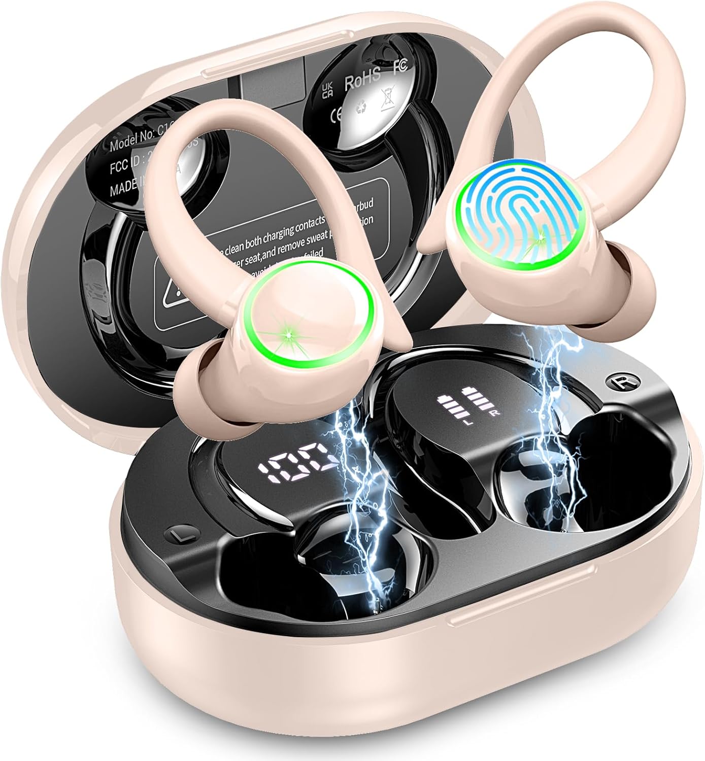 Thumbnail 4 de Matast Wireless Earbuds 2026: Long Battery Life for Workouts