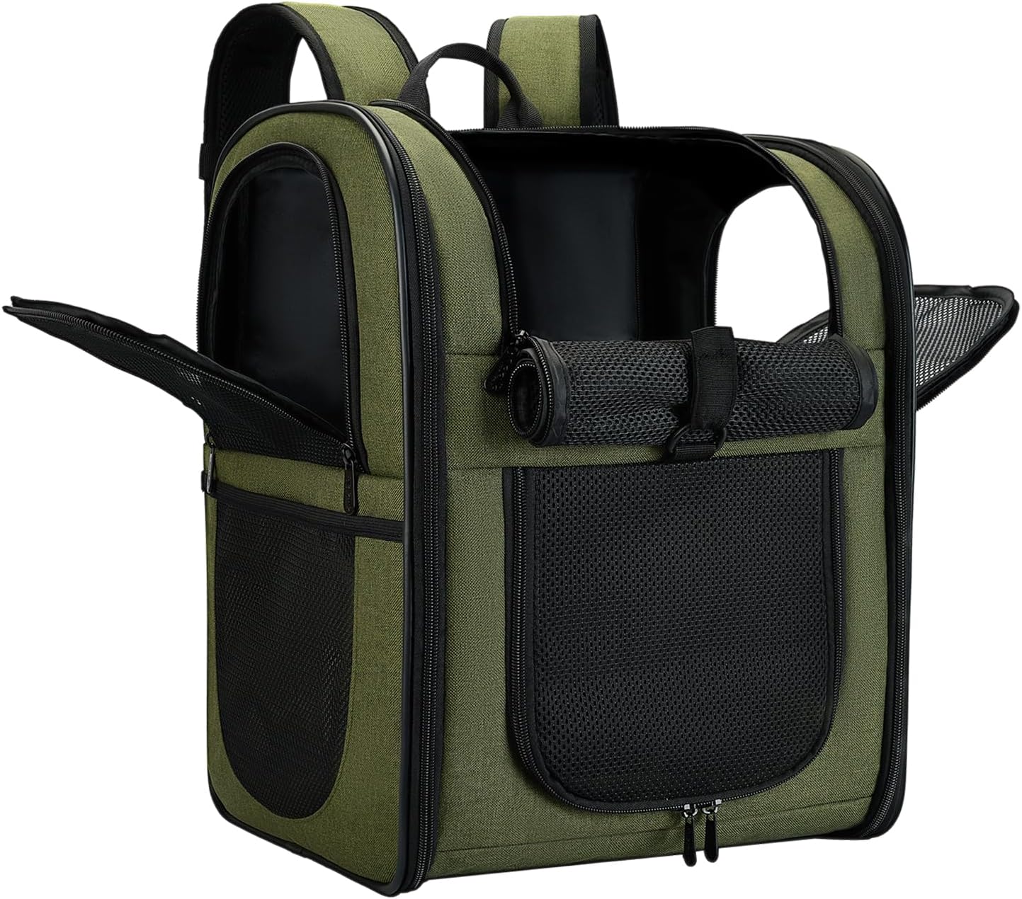 Detalle de apollo walker HundeRucksack und KatzenRucksack für Kleine Haustiere – Gepolsterter Rückenstütze, belüfteter Tierrucksack 2–15 kg