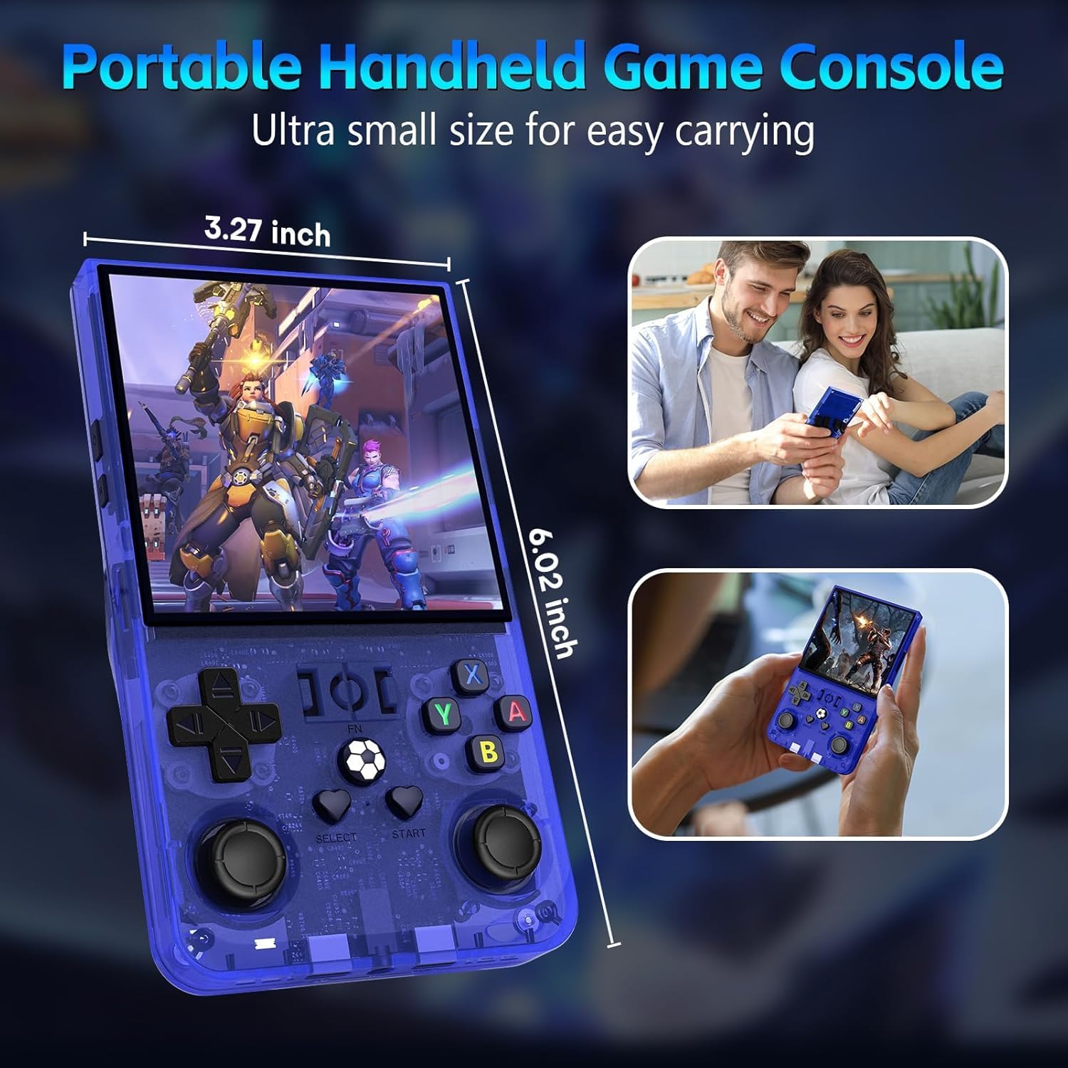 Thumbnail 3 de R36MAX Handheld Game Console: Retro Gaming on the Go with 64GB and Open Source Linux