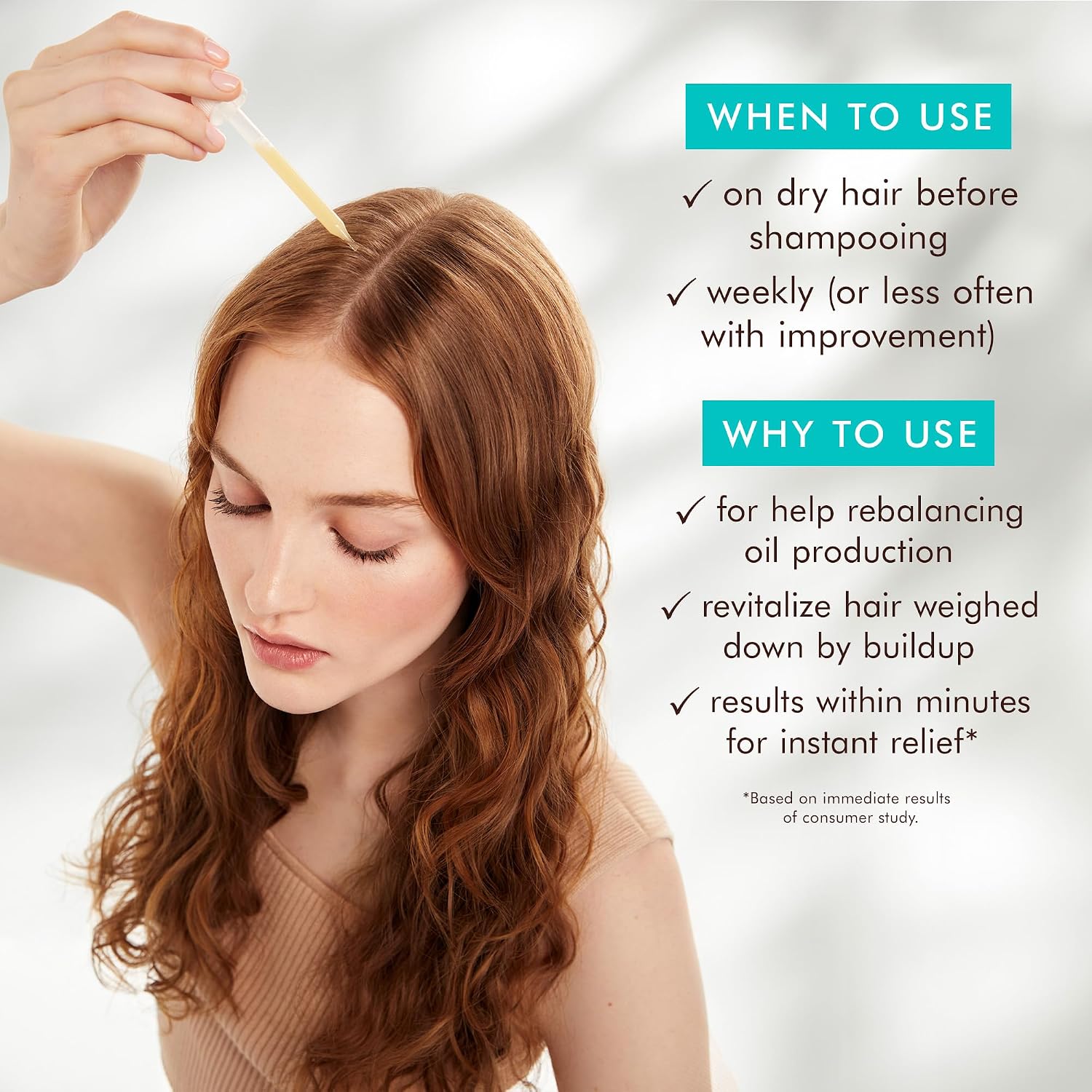 Detalle de Moroccanoil Behandlung für Kopfhaut (45 ml) – leichte Lotion für Kopfhaut & Styling