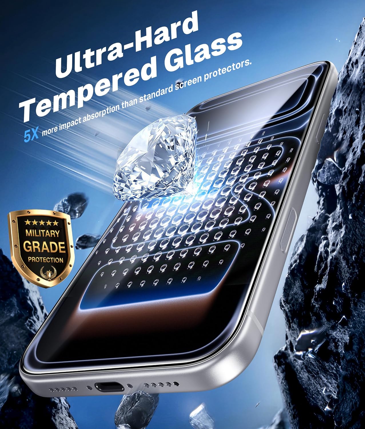 Detalle 1 de MOBOSI Screen Protector for iPhone 17 Pro