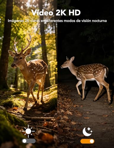 Detalle de GNCC Cámara de Fototrampeo 4G LTE 2K con SIM y Panel Solar — guía de compra