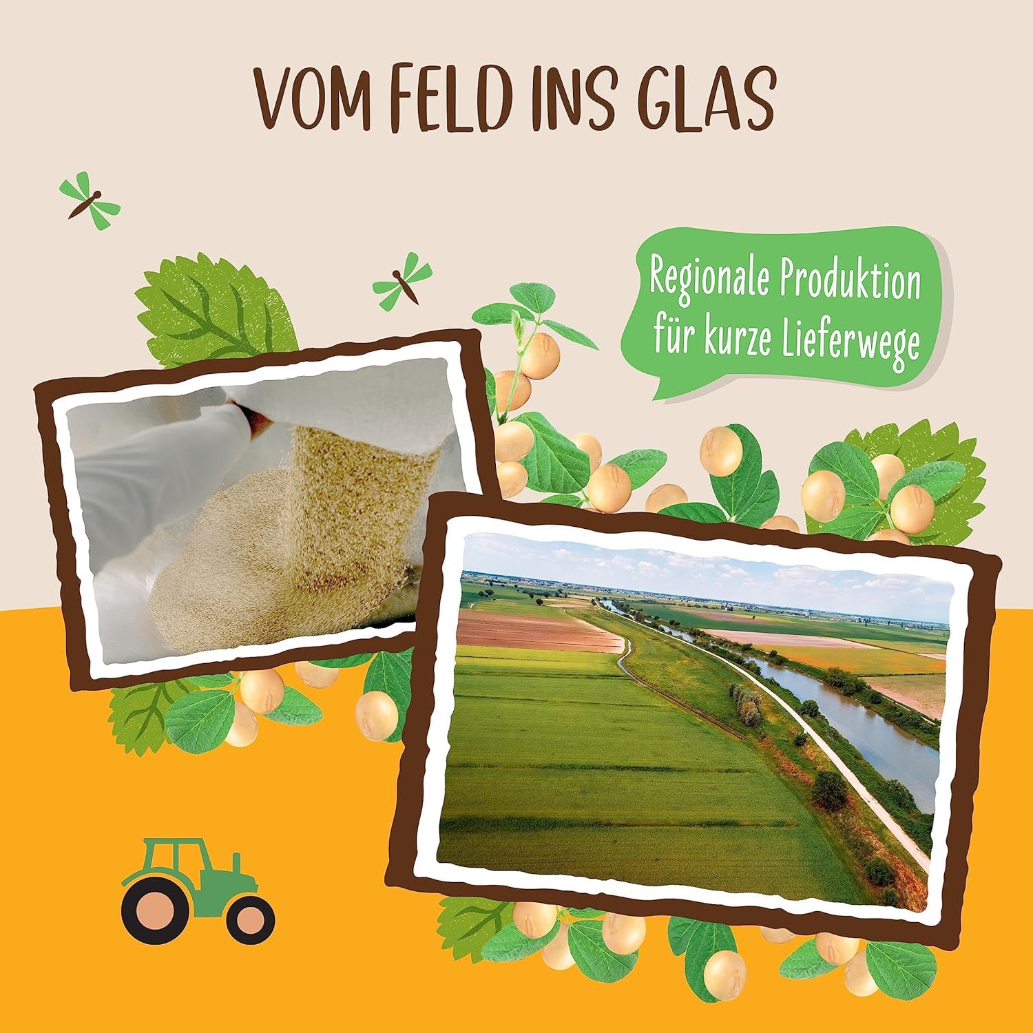 Detalle de Allos Bio Sojadrink ohne Zucker – pflanzliche Milchalternative aus Soja, 1 L (6 Stück)
