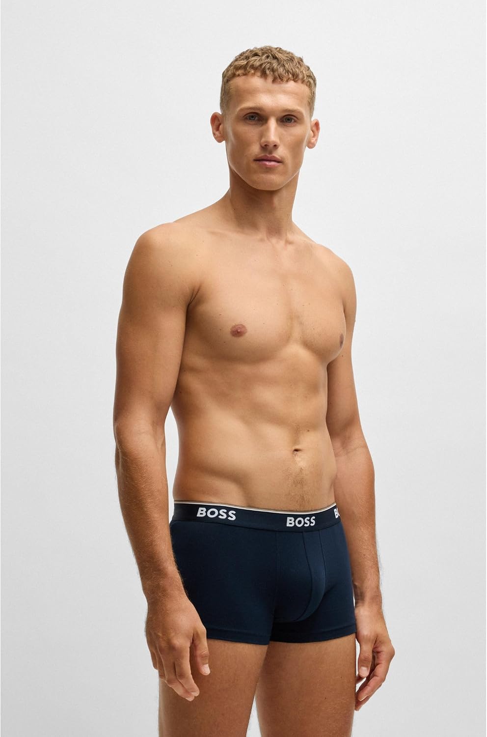 Detalle de BOSS Trunk 3P Power Caleçon Boxeur Open Blue480, M Homme