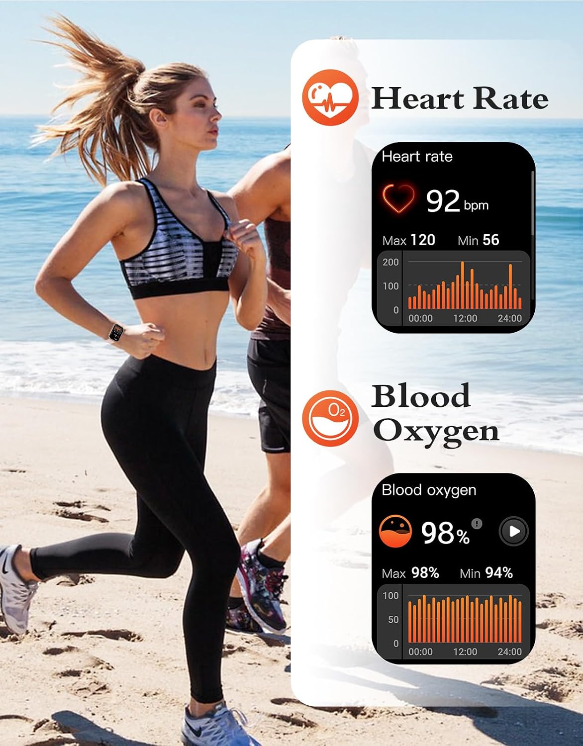 Detalle de RUIMEN Smart Watch fitness watch 1.85-inch