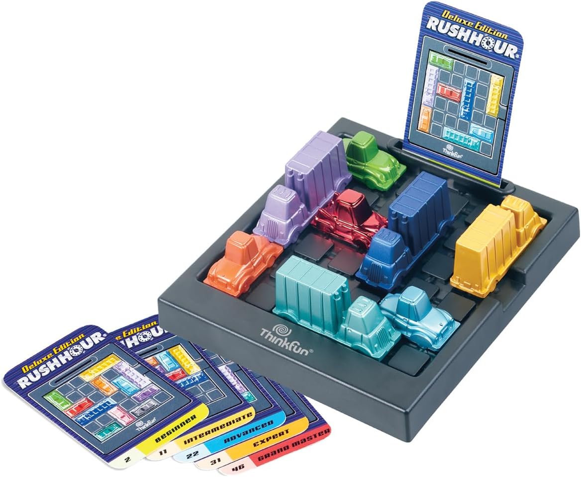 Detalle 2 de Thinkfun Rush Hour Deluxe – Jeu de logique et casse-tête, édition Deluxe Ravensburger 76438