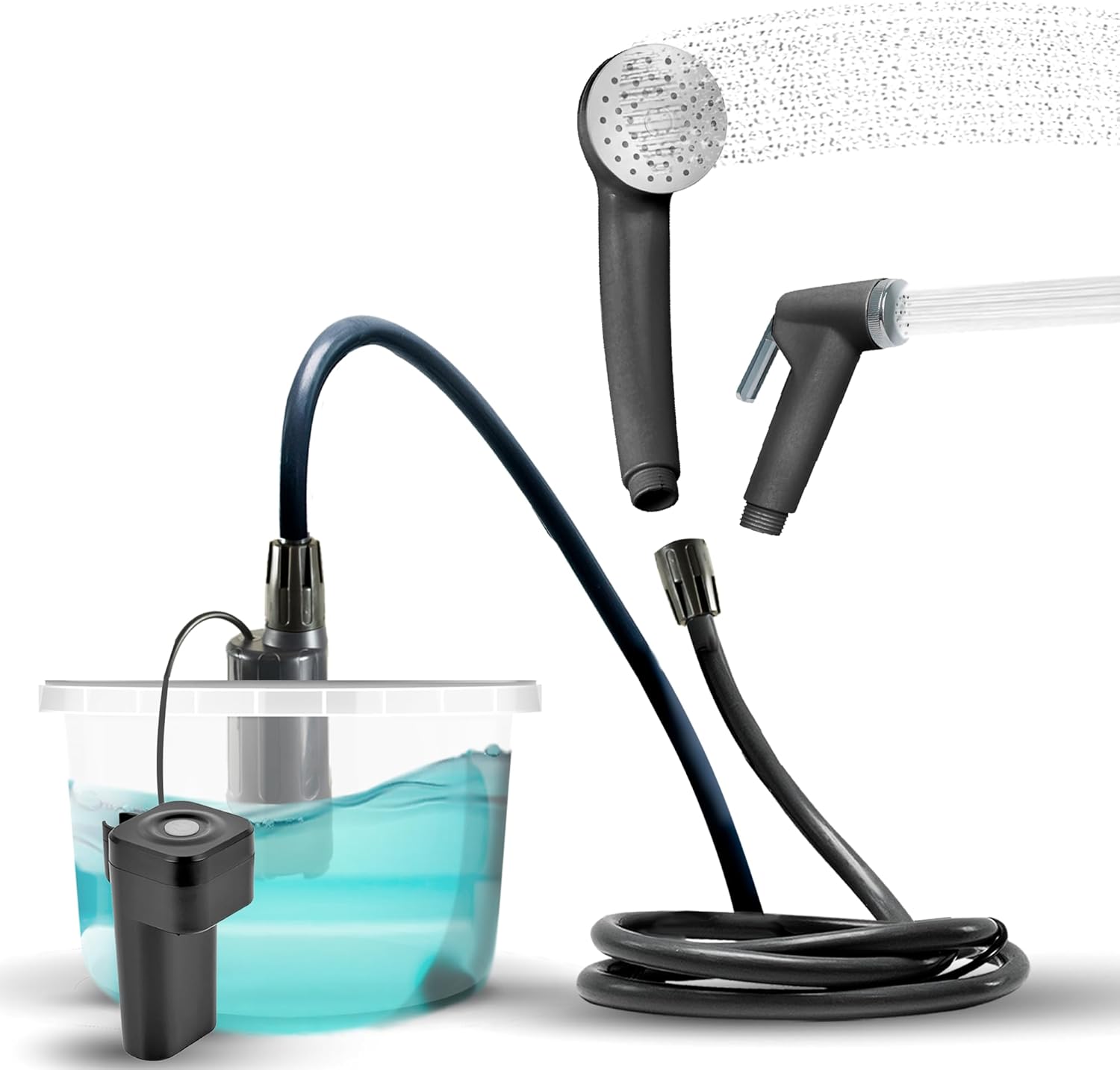 Colapz portable shower pump, 45-60 mins